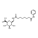 CAS#: 863456-50-2， 1-O-[(8-Anilino-8-oxooctanoyl)amino]-beta-D-glucopyranuronic acid