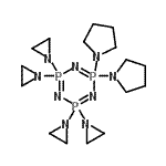CAS 登录号：86384-17-0， 2,2,4,4-四(1-氮丙啶基)-6,6-二(1-吡咯烷基)-1,3,5,2lambda<sup>5</sup>,4lambda<sup>5</sup>,6lambda<sup>5</sup>-三氮杂三膦杂环己三烯