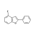 CAS#: 863870-89-7， 4-Fluoro-2-phenyl-1-benzofuran