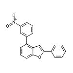 CAS#: 863871-00-5， 4-(3-Nitrophenyl)-2-phenyl-1-benzofuran