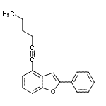 CAS#: 863871-01-6， 4-(1-Hexyn-1-yl)-2-phenyl-1-benzofuran