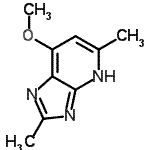 CAS#: 863877-93-4， 7-Methoxy-2,5-dimethyl-1H-imidazo[4,5-b]pyridine