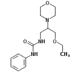 CAS#: 86398-85-8， 1-[3-Ethoxy-2-(4-morpholinyl)propyl]-3-phenylurea