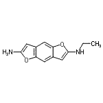 CAS 登录号：863992-65-8， N-乙基呋喃并[2,3-f][1]苯并呋喃-2,6-二胺