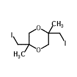 CAS#: 86408-35-7， 2,5-Bis(iodomethyl)-2,5-dimethyl-1,4-dioxane