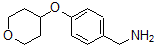 结构式 CAS# 864266-61-5, 4-[(四氢-2H-吡喃-4-基)氧基]-苯甲胺