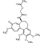 CAS#: 86436-34-2， 2-Oxo-2-{[(7S)-1,2,3,10-tetramethoxy-9-oxo-5,6,7,9-tetrahydrobenzo[a]heptalen-7-yl]amino}ethyl acetate