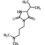 CAS#: 86503-12-0， 3-[3-(Dimethylamino)propyl]-5-isopropyl-2-thioxo-4-imidazolidinone