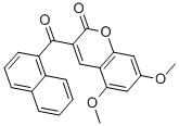 CAS#: 86548-40-5， 5,7-Dimethoxy-3-(1-Naphthoyl)Coumarin