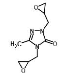 CAS#: 86548-95-0， 5-Methyl-2,4-bis(2-oxiranylmethyl)-2,4-dihydro-3H-1,2,4-triazol-3-one