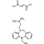 CAS#: 86640-32-6， 2-(5-Ethyl-5,11-dihydrodibenzo[b,e][1,4]oxazepin-11-yl)-N,N-dimethylethanamine (2E)-2-butenedioate (1:1)