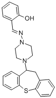 CAS#: 86758-96-5， 2-[[[4-(10,11-Dihydrodibenzo[b,f]Thiepin-10-Yl)-1-Piperazinyl]Imino]Methyl]-Phenol