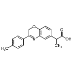 CAS#: 86818-31-7， 2-[3-(4-Methylphenyl)-2H-1,4-benzoxazin-6-yl]propanoic acid