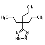 CAS#: 86842-39-9， 5-(4-Propyl-4-heptanyl)-2H-tetrazole