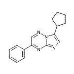 CAS#: 86869-98-9， 3-Cyclopentyl-7-phenyl[1,2,4]triazolo[4,3-b][1,2,4]triazine