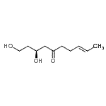 CAS 登录号：86918-62-9， (3S,8E)-1,3-二羟基-8-癸烯-5-酮