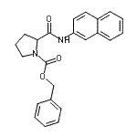 CAS#: 86925-99-7， Benzyl 2-(2-naphthylcarbamoyl)-1-pyrrolidinecarboxylate