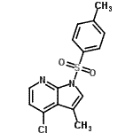 CAS#: 869335-18-2， 4-Chloro-3-methyl-1-[(4-methylphenyl)sulfonyl]-1H-pyrrolo[2,3-b]pyridine
