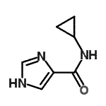 CAS 登录号：869491-11-2， N-环丙基-1H-咪唑-4-甲酰胺