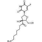 CAS#: 86977-19-7， 2'-Deoxy-5-fluoro-3'-C-octanoyluridine