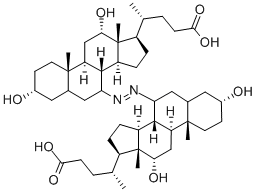 CAS#: 86992-52-1， 7,7-Azo-3alpha,12alpha-Dihydroxycholanic Acid
