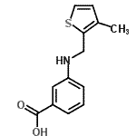 CAS#: 869950-52-7， 3-{[(3-Methyl-2-thienyl)methyl]amino}benzoic acid