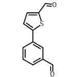 CAS#: 869959-15-9， 5-(3-Formylphenyl)-2-thiophenecarbaldehyde