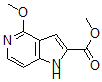 CAS#: 871583-16-3， 4-Methoxy-1H-Pyrrolo[3,2-c]Pyridine-2-carboxylic Acid Methyl Ester