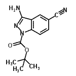 CAS#: 871709-87-4， 2-Methyl-2-propanyl 3-amino-5-cyano-1H-indazole-1-carboxylate