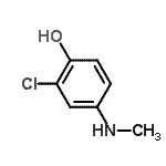 CAS 登录号：872811-26-2， 2-氯-4-甲基氨基-苯酚