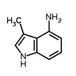 CAS 登录号：873056-75-8， 3-甲基-1H-吲哚-4-胺