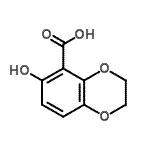 CAS#: 873378-07-5， 6-Hydroxy-2,3-dihydro-1,4-benzodioxine-5-carboxylic acid