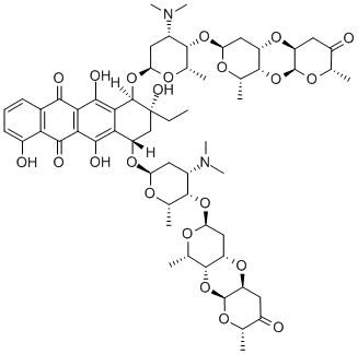 CAS#: 87385-19-1， Ditrisarubicin B