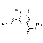 CAS#: 87386-50-3， Methyl (5S,6S)-5-ethoxy-6-hydroxy-1-methyl-1,4,5,6-tetrahydro-3-pyridinecarboxylate