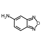 结构式 CAS# 874-36-2, 2,1,3-苯并恶二唑-5-胺