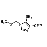 CAS 登录号：87460-49-9， 5-氨基-1-(甲氧基甲基)-1H-咪唑-4-甲腈