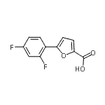 CAS 登录号：874801-40-8， 5-(2,4-二氟苯基)-2-糠酸