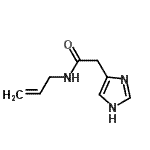 CAS 登录号：875155-12-7， N-烯丙基-2-(1H-咪唑-4-基)乙酰胺