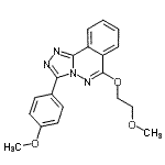 CAS#: 87540-60-1， 6-(2-Methoxyethoxy)-3-(4-methoxyphenyl)[1,2,4]triazolo[3,4-a]phthalazine