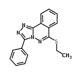 CAS#: 87540-64-5， 6-(Ethylsulfanyl)-3-phenyl[1,2,4]triazolo[3,4-a]phthalazine