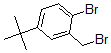 结构式 CAS# 875664-32-7, 1-溴-2-(溴甲基)-4-叔丁基-苯