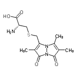 CAS 登录号：87623-39-0， S-[(2,5,6-三甲基-1,7-二氧代-1H,7H-吡唑并[1,2-a]吡唑-3-基)甲基]-L-半胱氨酸