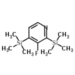 CAS 登录号：87674-19-9， 3-氟-2,4-二(三甲基硅烷基)吡啶