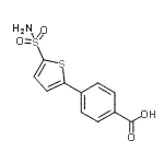 CAS 登录号：877758-90-2， 4-(5-氨基磺酰基-2-噻吩基)苯甲酸