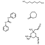 CAS#: 87836-98-4， Carbonic Acid, Diphenyl Ester, Polymer With 1,6-Hexanediol, 5-Isocyanato-1-(Isocyanatomethyl)-1,3,3-Trimethylcyclohexane And 2-Oxepanone