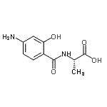 CAS#: 879123-40-7， N-(4-Amino-2-hydroxybenzoyl)-L-alanine