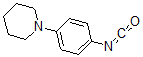 structure of CAS# 879896-41-0, 1-(4-Isocyanatophenyl)-Piperidine;4-(Piperidin-1-Yl)Phenyl Isocyanate 97%;1-(4-Isocyanatophenyl)Piperidine 97%;1-(4-ISOCYANATOPHENYL)PIPERIDINE
