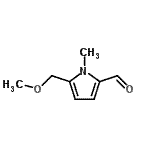 CAS#: 88065-99-0， 5-(Methoxymethyl)-1-methyl-1H-pyrrole-2-carbaldehyde