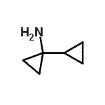 结构式 CAS# 882489-65-8, 1,1'-联(环丙基)-1-胺
