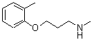 结构式 CAS# 883545-20-8, N-甲基-3-(2-甲基苯氧基)-1-丙胺